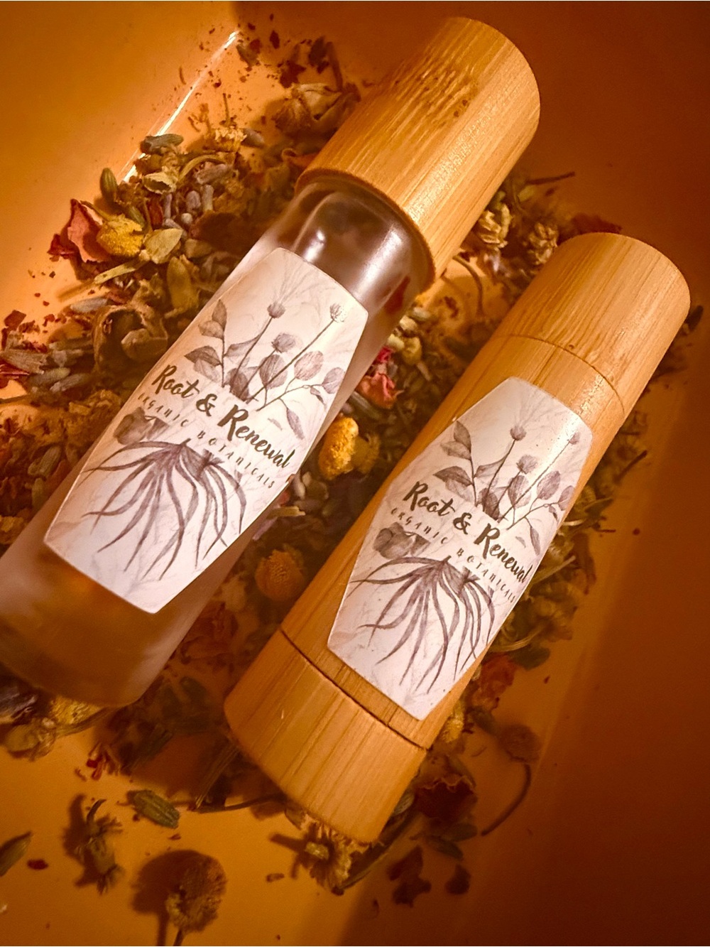 Vegan Natural Perfume & Lip Balm Duo - Botanically Infused Clean Beauty